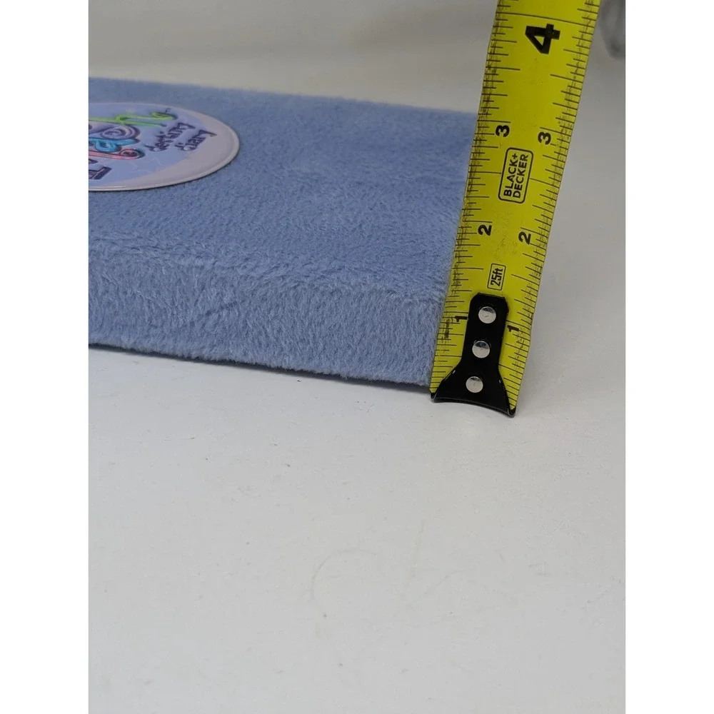 Vintage Y2K Fundex My Mash Destiny Diary Fuzzy Book Planner Dry Erase Blue Girls